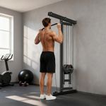 Wall Mounted Lat Pull Down Machine, Crossover Cable Machine for Home Gym