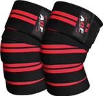 AQF  Knee Support Strap Elastic Bandage Weight Lifting Fitness Workout Gym Wraps