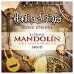 MANDOLIN STRINGS - MEDINA ARTIGAS 1400D - STEEL - GOLD ALLOY WOUND - LOOP END