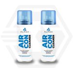2 x ALPHA Air Con Cleaner 150ml Car Sanitiser & Deodoriser Purifier [150ml Each]