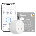 SONOFF S60TPG-M UK Matter Smart Plug WiFi Plug 13A with Energy Monitoring Socket