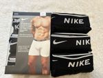 Nike Men's underwear Boxer Shorts All Black S/M/L/XL Pack Of 3 Limited Offer