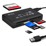 Memory Card Reader All in One 1 USB Adapter SD SDHC Mini Micro M2 MMC XD CF MS