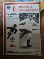 Danmark v. DDR (Denmark vs. East Germany) 4th May 1983 L24