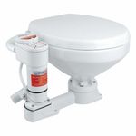 SEAFLO 12V Electric Twist Flush Operated Toilet for Marine Boat Yacht Caravan RV