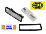BMW E30 NUMBER PLATE LIGHTS HELLA 2KA004331031 PAIR 12V C5W 63261354665 A247