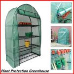 4 Tier Greenhouse Outdoor Garden Plants Grow Green House with PVC Cover