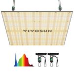 VIVOSUN VS3000 LED Grow Light w/ Full Spectrum Diodes,Daisy Chain,Dimmable Light