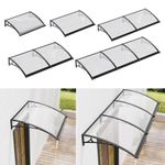 Door Canopy Window Awning Rain Shelter Front Back Porch Outdoor Patio Roof Cover