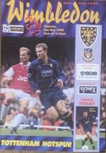 Wimbledon V Tottenham Hotspur - 1997/98 Premiership - 2nd May 1998