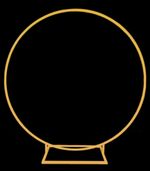  💖 LARGE 6ft ROUND MOONGATE BACKDROP HOOP GOLD RING WEDDING BALLOON EVENTS . 