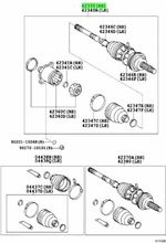 Genuine Lexus Rear Drive Shaft Assy Fits NX200 NX200t NX300h 4234048110