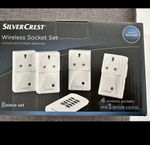 New Silvercrest Wireless Socket Set with Remote Control 5 Piece set