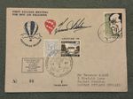 9 x 1973 1st Belgian Hot Air Balloon Meeting Covers /  Private Balloon  Mail 