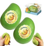 X1 CRUNCHY MANGO Squishy Toy Stress Relief Satisfying Kids Toy