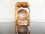 Vintage Robert  (  Mouseman  )  Thompson Oak Carved Ash / Pin Tray  ( critter )