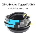 XPA-Section Cogged V-Belts (Rubbe Drive Belt 13mmx10mm V Belt-Choose Size In mm)
