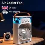 Portable Air Cooler Fan Evaporative Ice Cold Cooling Air Conditioner Humidifier