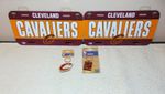 NBA Cleveland Cavaliers Bundle: 2 License Plates, 2 Keyrings *New*