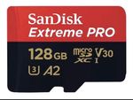SanDisk 128GB Extreme PRO microSDXC card Original