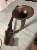 A. T. Howson Vintage Phono Fiddle Violin Brass Horn Bow 1 String Instrument