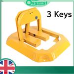 1x Folding Locking Parking Bollard Barrier Lock Driveway Security Post Car Drive