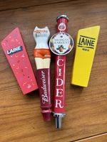BEER PUMP TAPS MANCAVE HOOTERS HOME BAR RARE USED COLLECTION LOT 4 SEE PHOTOS
