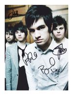 PANIC AT THE DISCO ENTIRE GROUP AUTOGRAPHED SIGNED A4 POSTER PHOTO PRINT