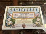 Certificate from the Overseas Club - Empire Day 1916