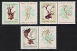 Hunting 3v with labels Hungary 1966 MNH SG#2208-2210
