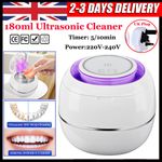 Ultrasonic Retainer Cleaner Invisalign UV-Dental Pod Denture Aligner Mouth Guard