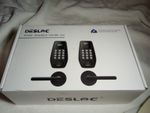 Desloc C100 smart deadbolt handle set black lever passcodes touch screen 