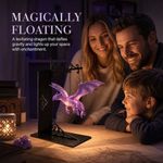 Library Purple Dragon Bookshelf Lamp Vintage Bookshelf Lamp Reading Ghost Light