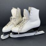 WIFA Leather Figure Skates- John Wilson Coronation Dance Blades Size UK 5.5