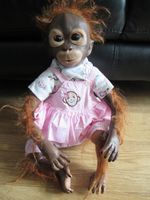 Adorable Baby Orangutan Collectible Doll – Realistic & One-of-a-Kind