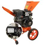 FOREST MASTER FM6DDES Compact 6hp Petrol Electric-Start Self Feed Wood Chipper
