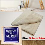 Cotton Dust Sheets | Dust Sheets for Decorating | Large Sheets | Free Delivery