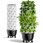 NUTRAPONICS Pro Tower Garden — Advanced Hydroponics Growing System 48 pots TOP