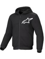 Alpinestars Chrome V2 Sport Motorbike Motorcycle Hoodie Black White
