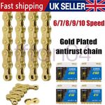 6/7/8/9/10/ Speed MTB Bicycle Chain Mountain Bike Chains Road Cycling Part UK