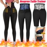 Men Women Sauna Suit Sweat Legging Pants Compression Thermo Thigh Body Shaper