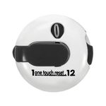 Golf Score Counter Mini Golf Stroke Attachment Black for Golfers Glove White