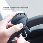Steering Wheel Spinner Spinner Knob Universal Fit for Car Truck Boat Golf Carts