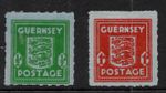Guernsey War Issue. SG4-5. French banknote paper pair. Fine mint. FREEPOST!