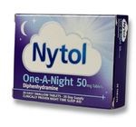 Nytol Tablets - One - A - Night - 50mg Sleep Aid -20 Tablets (Max 1 pack)