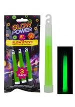 Glow Power Party Festival 6" Hanging Glow Stick 8 hr Glow time -615084 PACK OF 3