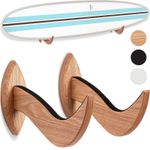 Hang 11 Surfboard Wall Mount - Surf Board Wall Hangers, Wooden Surfboard Rack