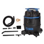 SGS Wet & Dry Vacuum 30L M Class w/ Filter Clean, Drain Port Wheels & Tools 230V