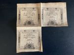 France 15 Sols 1792  King Louis XVI old bank notes French Revolution 