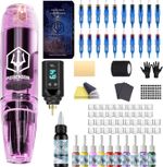 Wireless Tattoo Pen Kit with Long-Lasting Batteries & Complete Starter Supplies